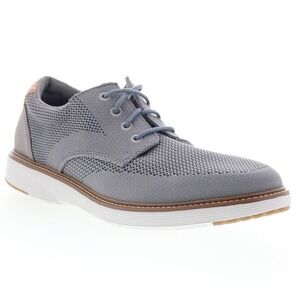 Rockport Cacey Casual Mens Medium Gray Knit Almond Toe Lace-Up Oxford Shoes 13W